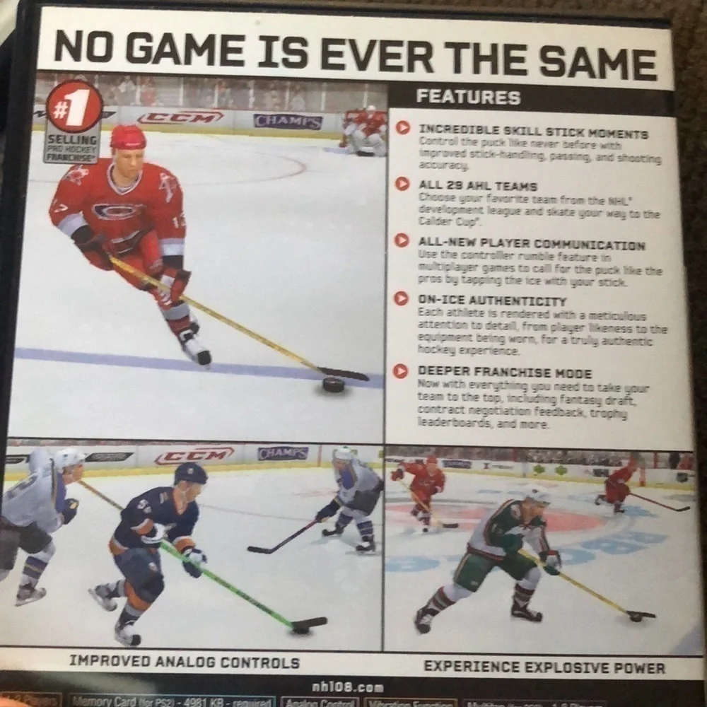 𝅺55. NHL 08 - PlayStation 2